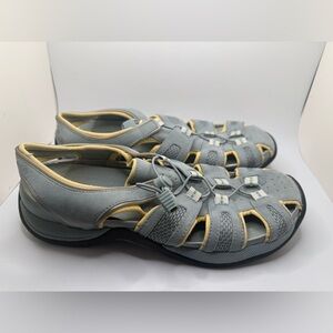 Clarks Springers Fisherman Sandal Women's 9 Sand Blue Outdoor Hiking